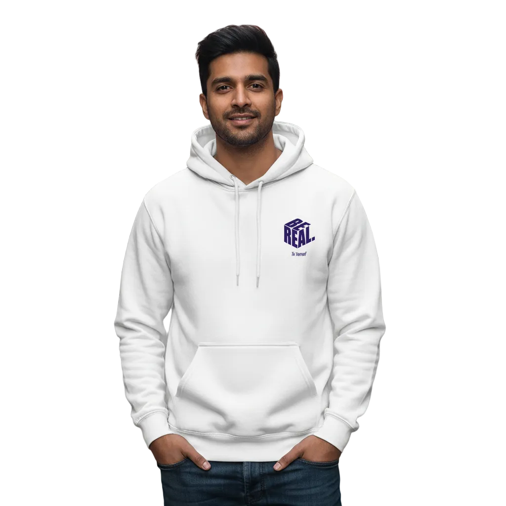 BE REAL 3D Logo Hoodie