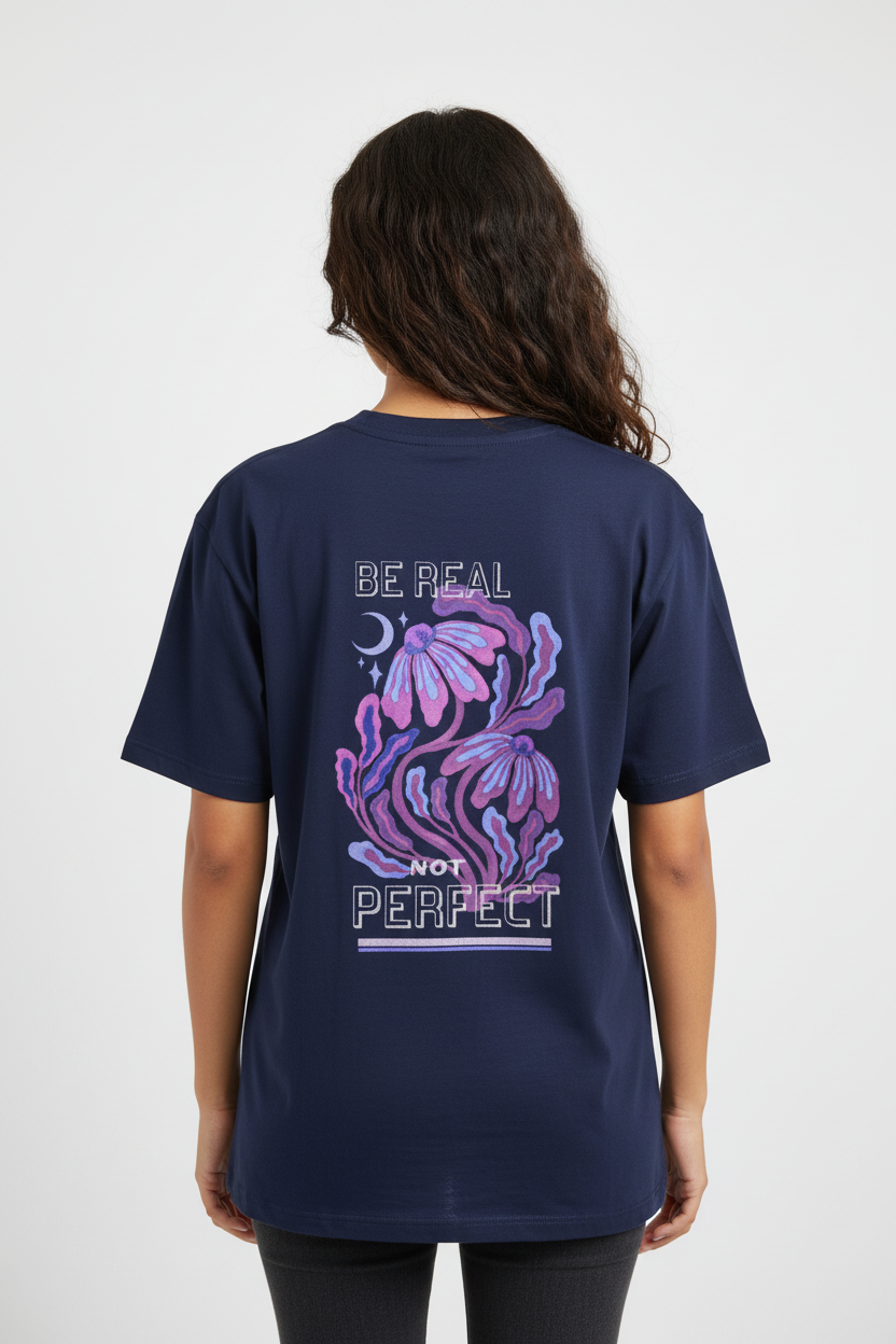 Be Real Not Perfect Butterfly T-Shirt
