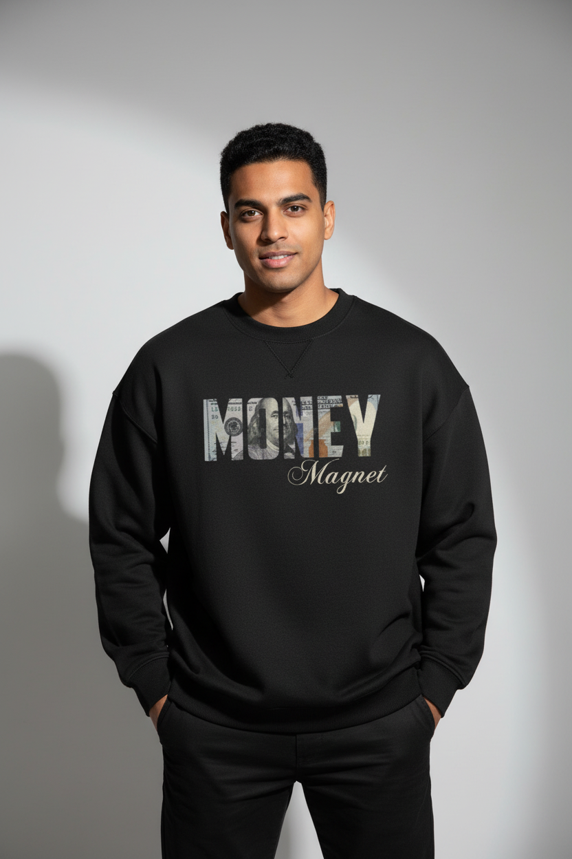 Money Magnet Graphic Sweatshirt
