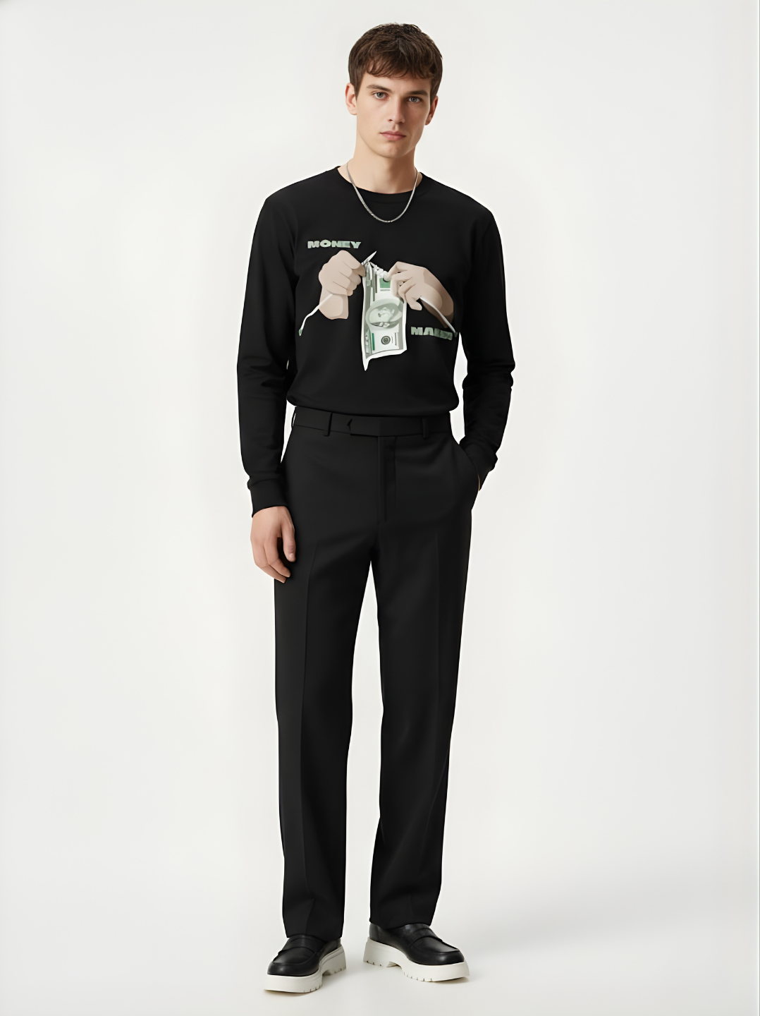 Money Maker Long Sleeve Sweatshirt