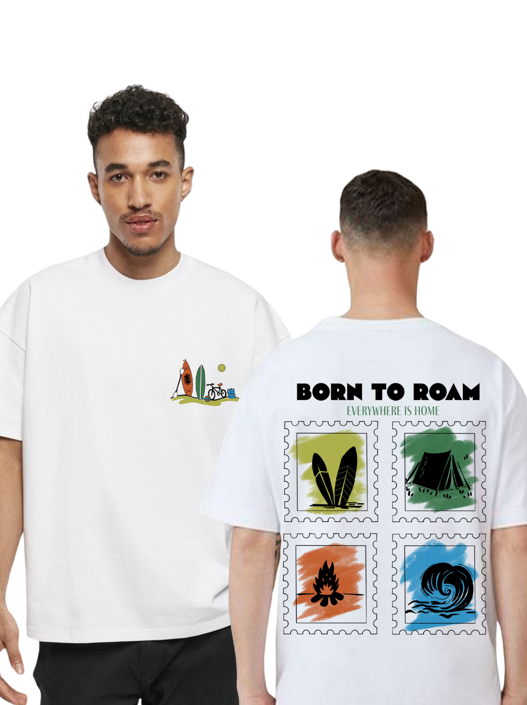 Born to Roam Traveler's Tee